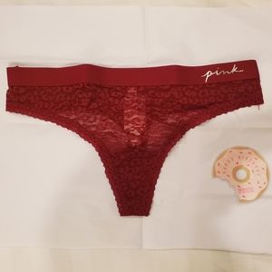 ππ₯PINK Victoria's Secret leopard thong panties